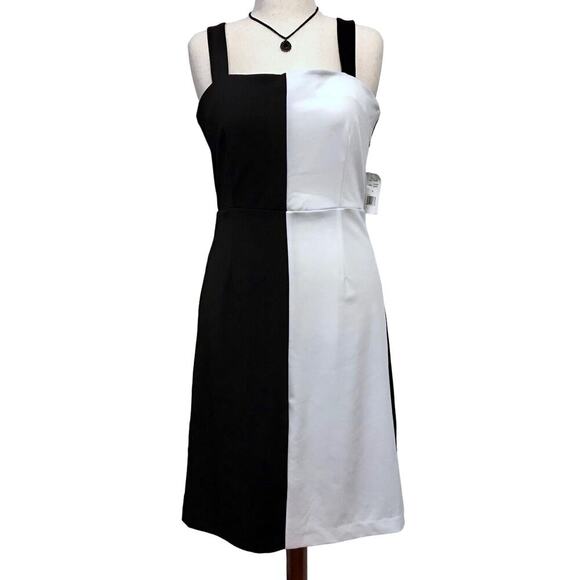Alexia Admor NWT Colorblock Sleeveless Sheath Dress Women L - Picture 1 of 12